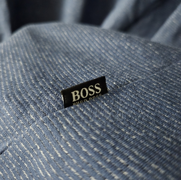 Hugo Boss Men's Polo Shirt Navy and White - Picture 6 of 9